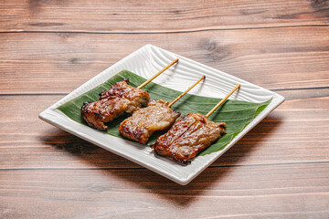 Thai cuisine - grilled pork skewer