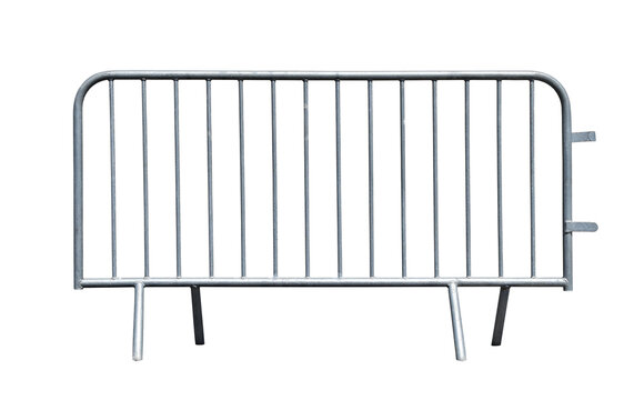 Crowd control barrier isolated on the transparent background