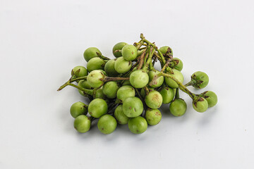 Raw ripe wild pea eggplant