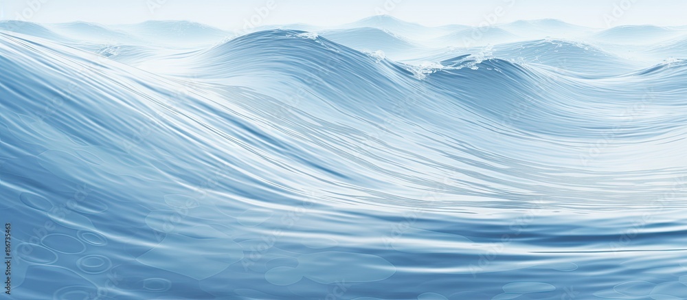 Poster The wind causes ripples on the water s surface. with copy space image. Place for adding text or design