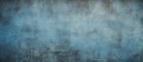 A textured background with a blue cement and concrete design featuring a vignette effect The...