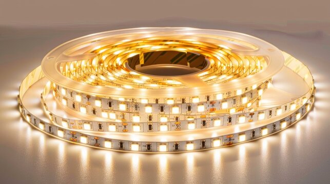 roll of diode strip, led lighting in interior