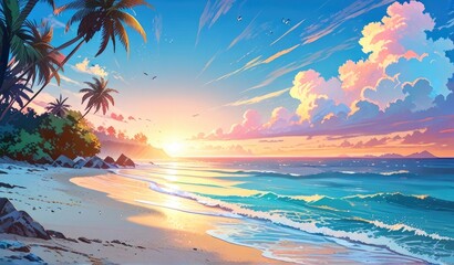 Paradise Sands: Coastal Elegance