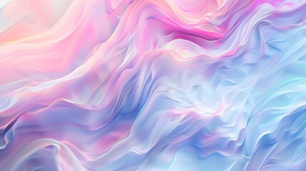 Obraz premium Abstract pastel pink blue purple gradient waves. Colorful marble texture.