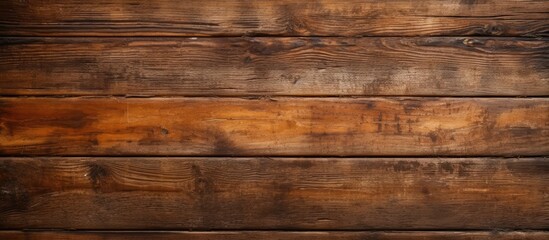 Fototapeta premium A weathered wooden background with an old brown texture offering copy space for images
