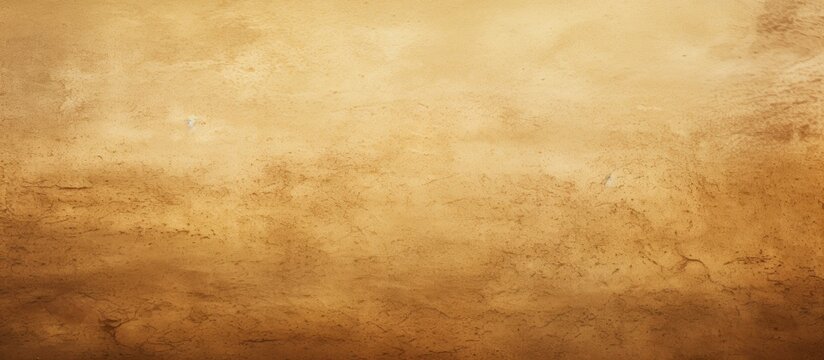 Retro vintage style background texture with unrefined damp grainy golden sand copy space image