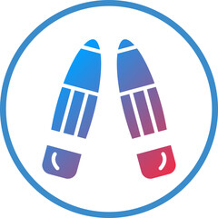 Vector Design Footsteps Icon Style