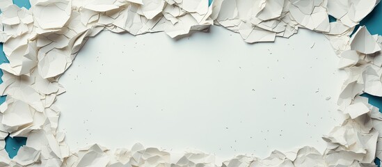 Torn paper with visible ripped edges providing an interesting and unique copy space image