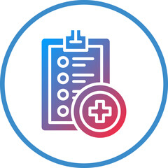 Vector Design Health Plan Icon Style