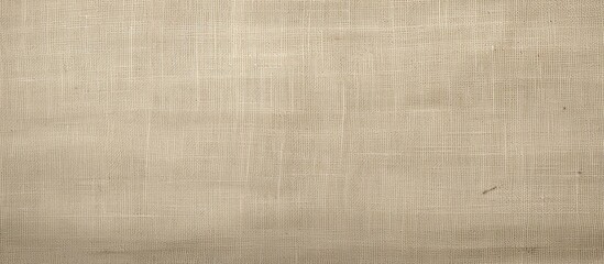 Fototapeta premium Unprimed linen canvas background perfect for painting with ample copy space image