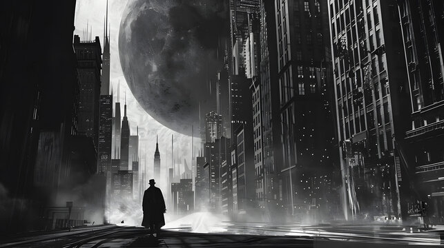 Fototapeta scene of the city