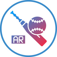 Vector Design Ar Baseball Icon Style