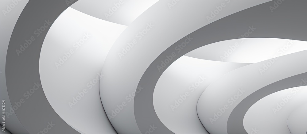 Poster a contemporary architectural background with a gray smooth texture and circular shapes perfect for a