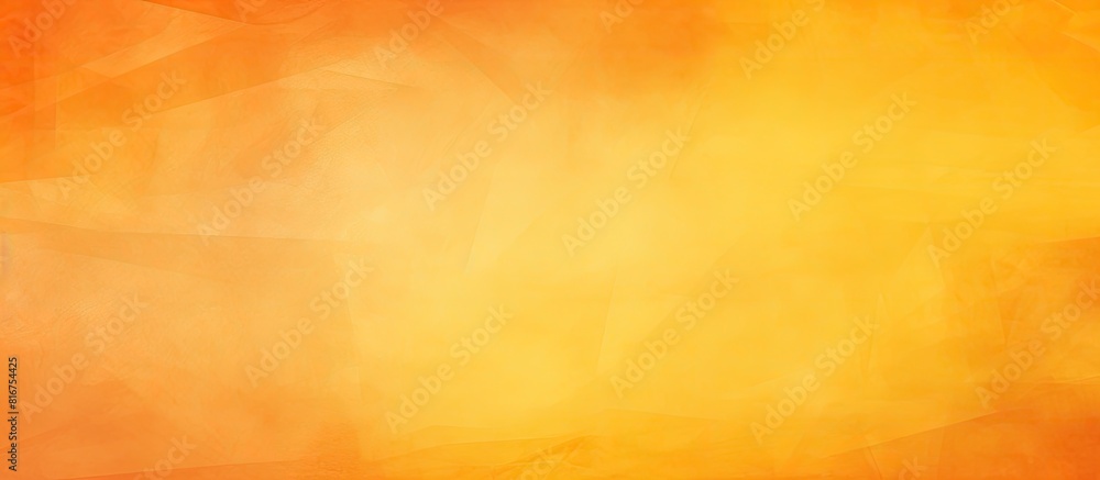 Poster an attractive design featuring orange and yellow hues on paper with plenty of empty space for adding