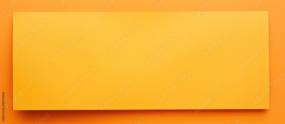 Poster an attractive design featuring orange and yellow hues on paper with plenty of empty space for adding
