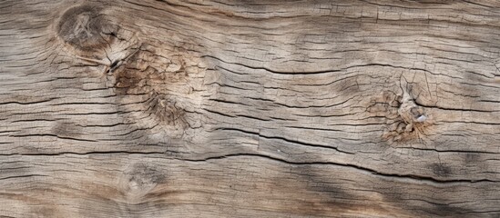 A textured background with a pattern of old gray bark and dried brown wood providing a space for...