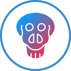 Vector Design Skull Icon Style