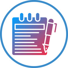 Vector Design Draft Icon Style