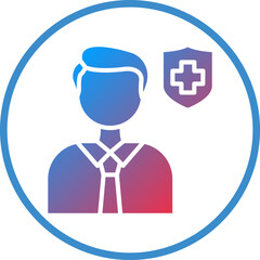 Vector Design Health Inspector Icon Style