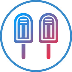 Vector Design Ice Cream Icon Style