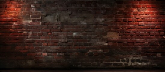 old brick wall for texture or background dark red color architectural elements as a brick filled...