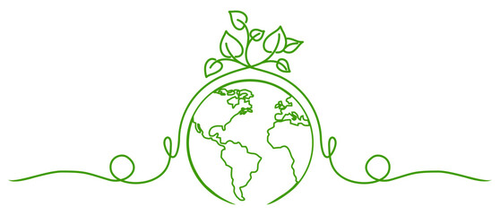 earth go green vector