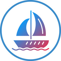 Vector Design Boat Icon Style