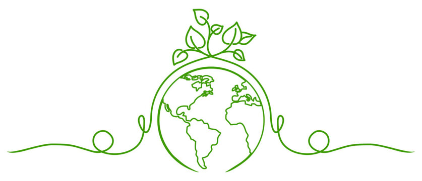 earth go green vector