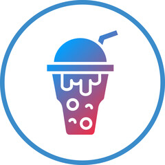 Vector Design Bubble Tea Icon Style