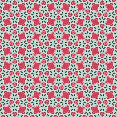 an abstract flower pattern with dots and circles on it photo