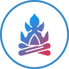 Vector Design Fire Icon Style