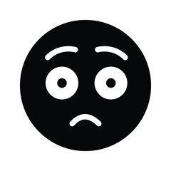 Have a look at beautifully design afraid emoji vector