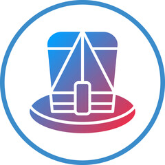 Vector Design Autumn Hat Icon Style