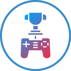 Vector Design Game Tournament Icon Style