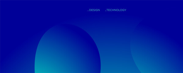 3D blue and green geometric fluid abstract background. Minimalist modern graphic design element cutout style concept for banner, card, or brochure cover