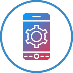 Vector Design Mobile App Icon Style