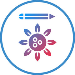 Vector Design Bio Art Icon Style