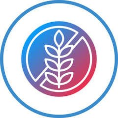 Vector Design Gluten Free Icon Style