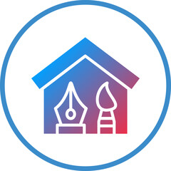 Vector Design Interior Design Icon Style