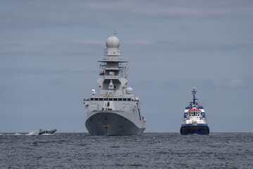 WARSHIP - Italian Navy guided missile frigate saailing on the sea  © Wojciech Wrzesień
