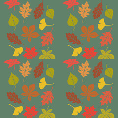 autumn leaves patterning