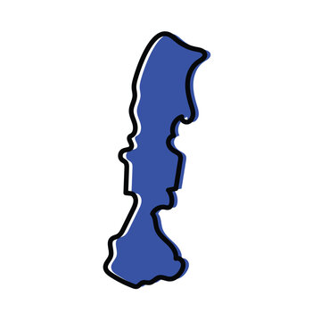 recommend clip art: Manica province of Mozambique vector map illustration.