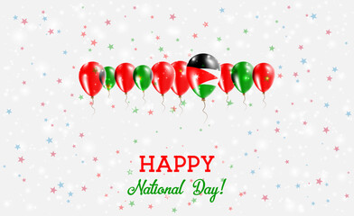 Jordan Independence Day Sparkling Patriotic
