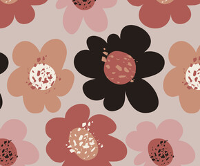seamless pattern with flowers