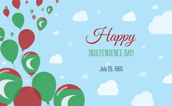 Maldives Independence Day Sparkling Patriotic - Powered by Adobe