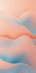 Abstract art with blurred elements and smooth gradient transitioning through pastel hues, creating a soft-focus ambient effect