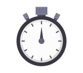 Vector of a timer on a white background