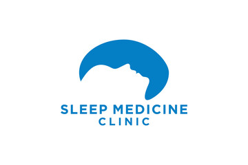 Sleep time night dream logo design