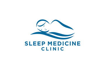 Sleep time night dream logo design