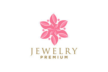 Jewelry company aesthetic logo design.